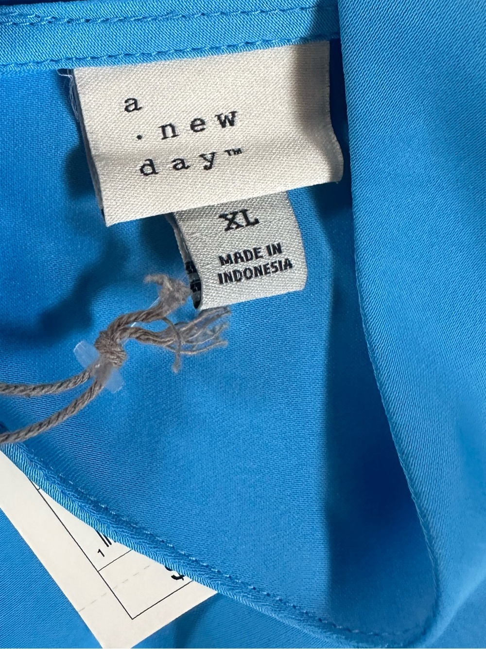 A New Day blue sleeveless v-neck slip dress size XL - NWT! - Picture 4 of 6